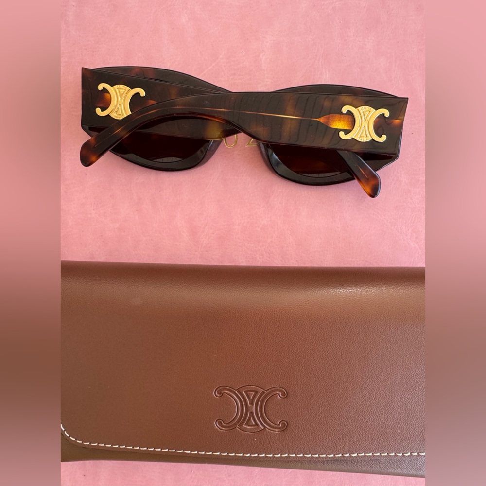 Celine Tortoise Shell Sunglasses - Picture 2 of 3